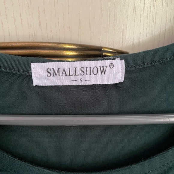 EUC Forest Green Maternity Dress - Size Small - Stretchy & Flattering - Picture 7 of 7